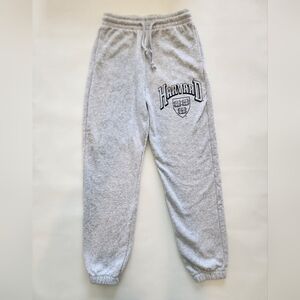 Women's/Young Adult Harvard Logo Gray Sweat Pants XS